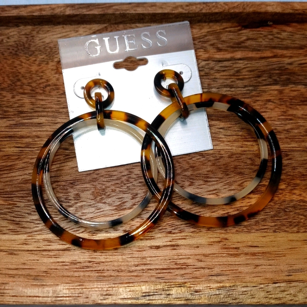 Tortoiseshell Guess Earrings